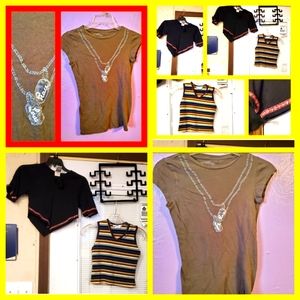 *Vntg* MILEY CYRUS/WEAVERS bundle size M